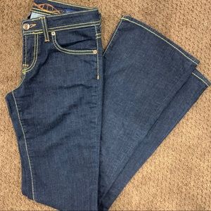 Genetic Denim Dark Wash Denim Flare Leg Jeans